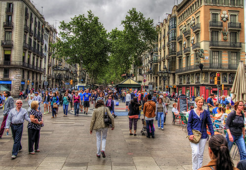 La Rambla in Barcelona