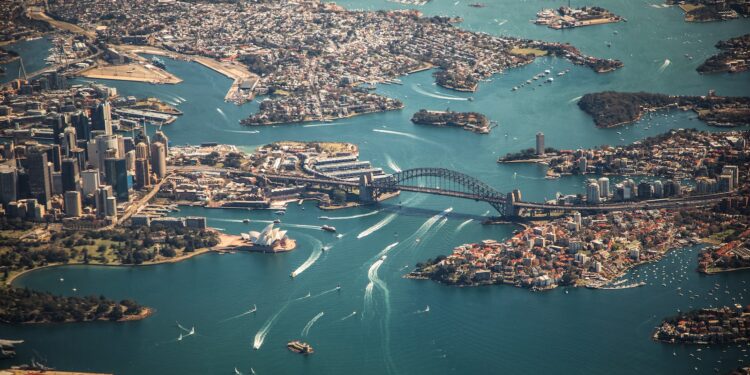 aerial photography of bridge