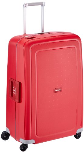 Samsonite S'Cure - Spinner L Suitcase, 75 cm, 102 L, Red (Crimson Red)