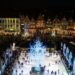 Bruges Christmas Market and ice rink in Grote Markt