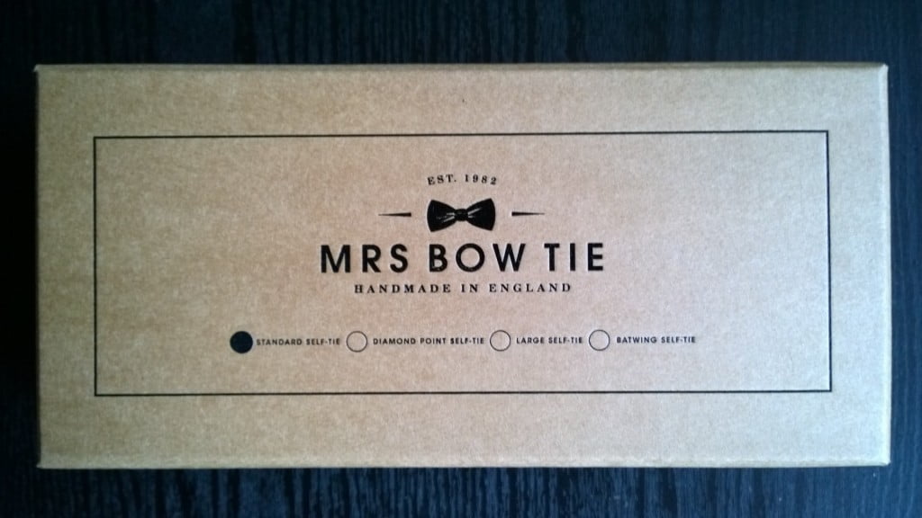 Mrs Bow Tie box