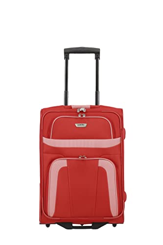 paklite 2-wheel hand luggage suitcase meets IATA boarding luggage standards, luggage series ORLANDO: Classic soft-sided trolley in timeless design, 53 cm, 37 litres