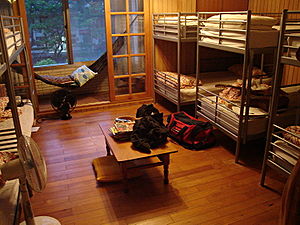 Formosa Backpackers Hostel dorm room in Taiwan...