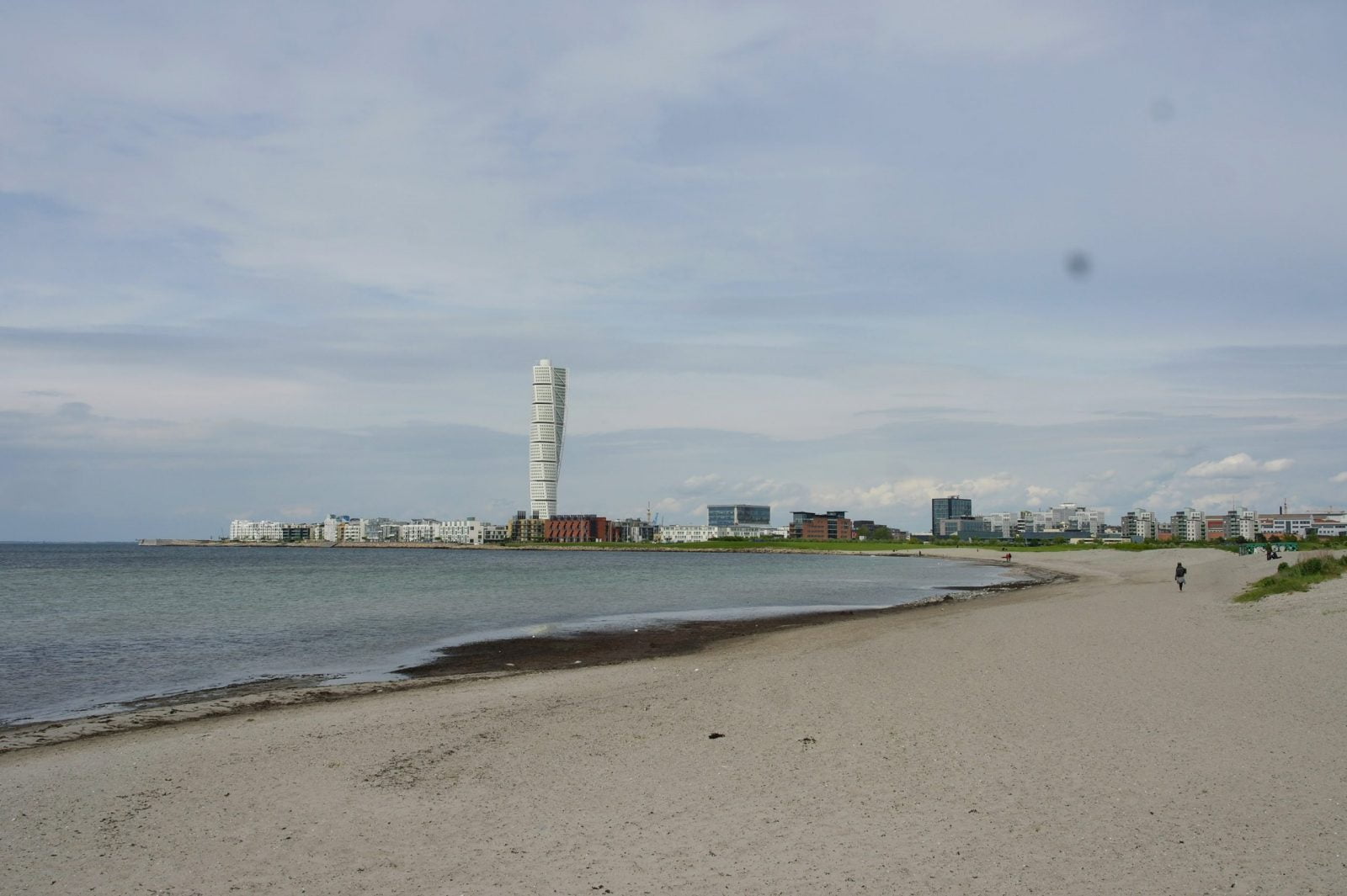 Turning Torso, Malmö beach