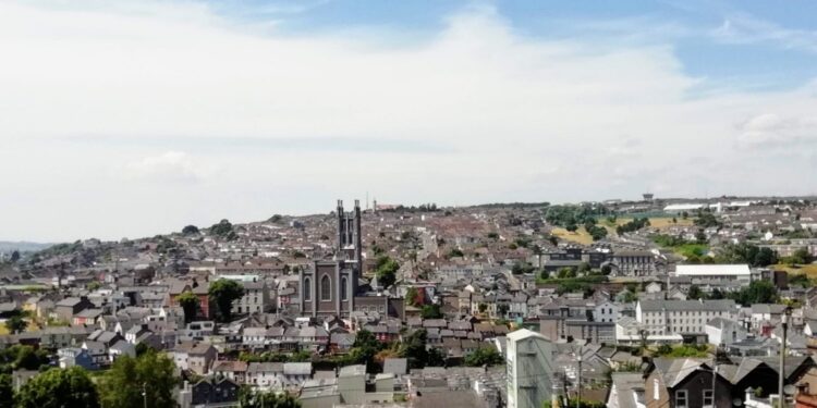 view of Cork city