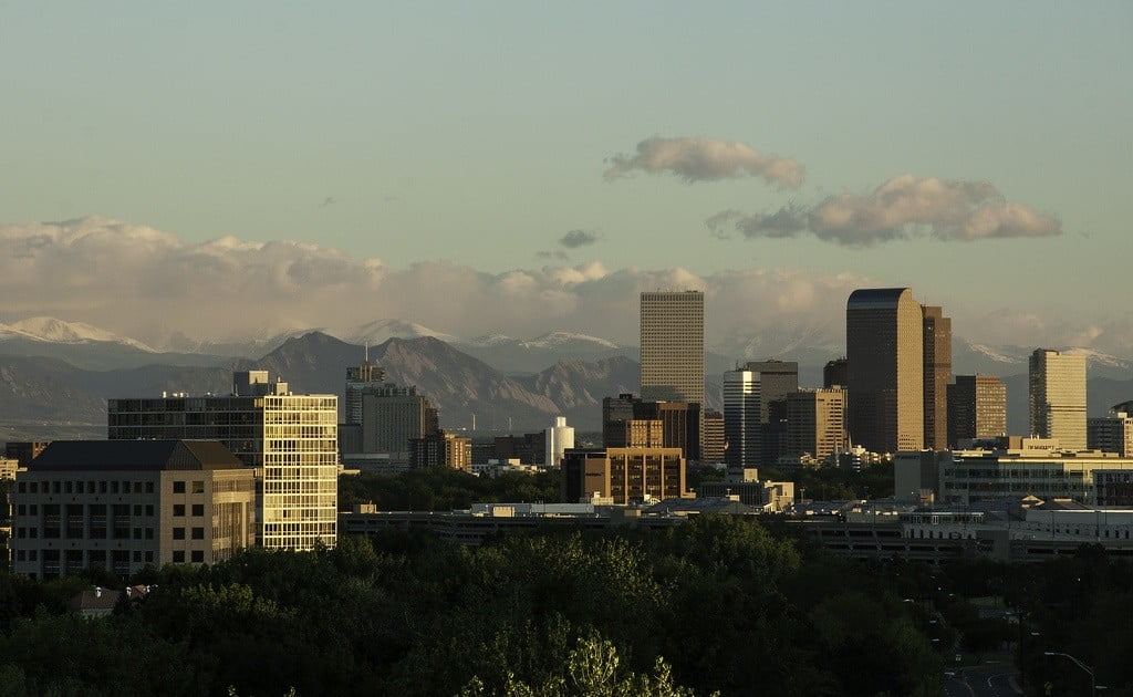 Denver Colorado cityscape photo