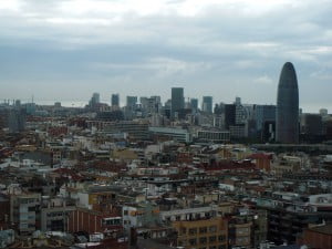 Barcelona skyline