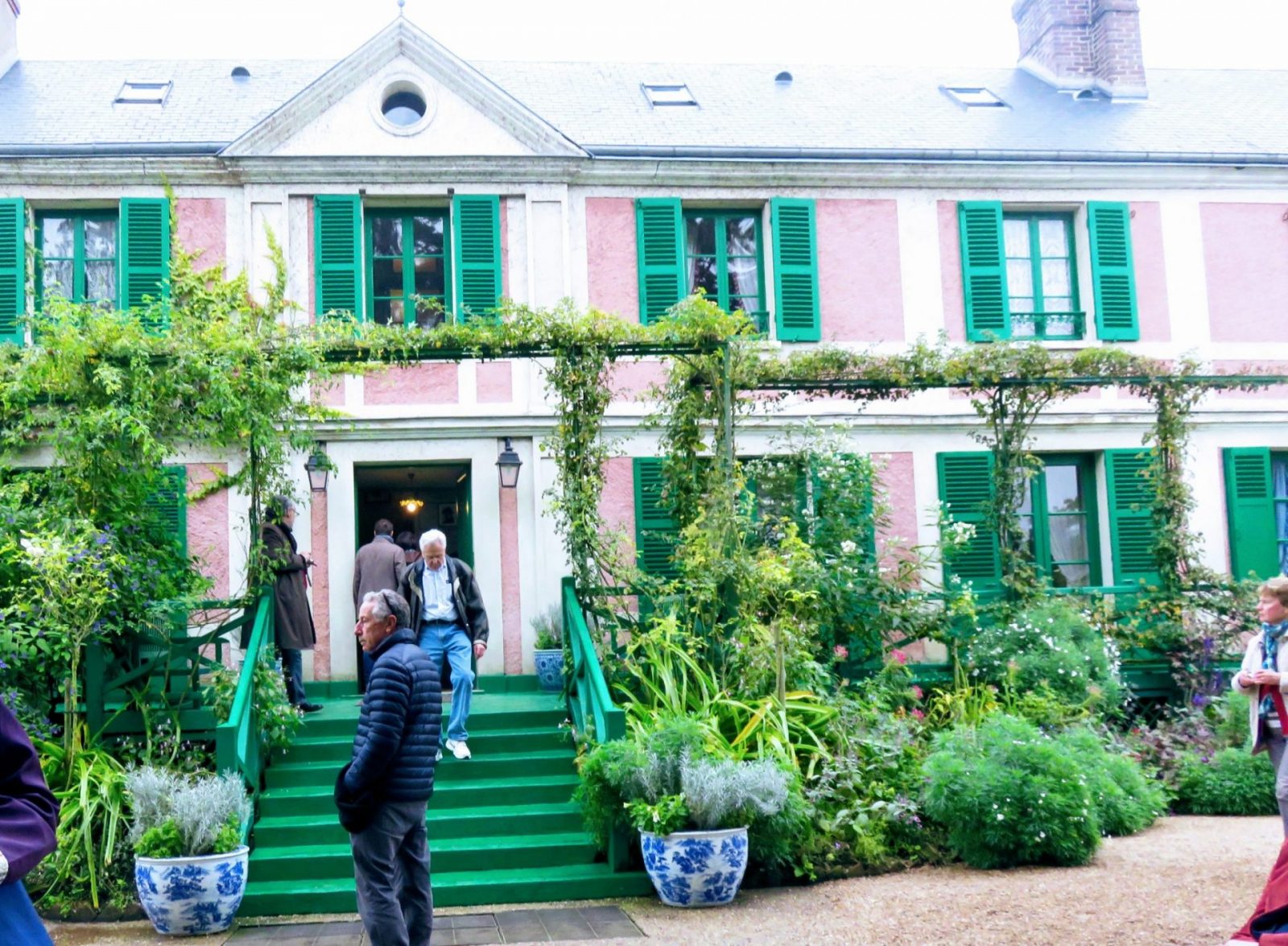 Photo of his house in Giverny