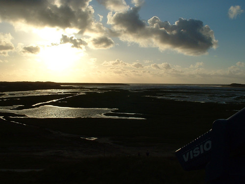 view over the Slufter area on the Wadden-islan...