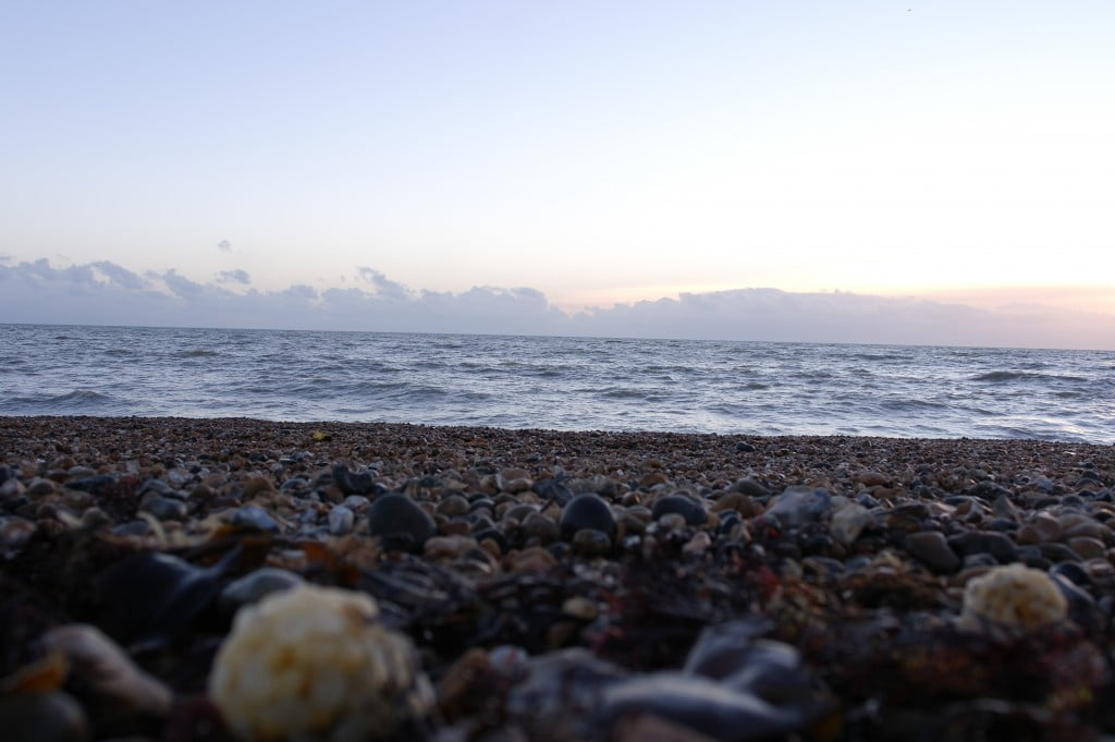 Brighton Beach, Pebbles and Sea