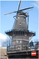 windmill in Amsterdam