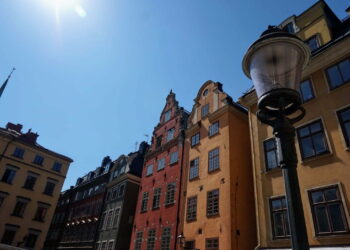 Colourful Houses & Narrow Streets of Gamla Stan, Stockholm