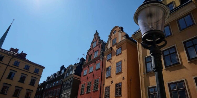 Colourful Houses & Narrow Streets of Gamla Stan, Stockholm