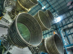 Kennedy Space Center Rocket Engine