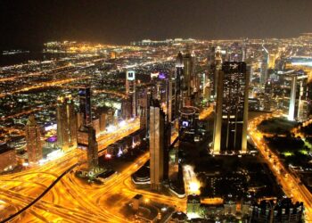 At The Top of the Burj Khalifa in Dubai – the World’s Tallest Building